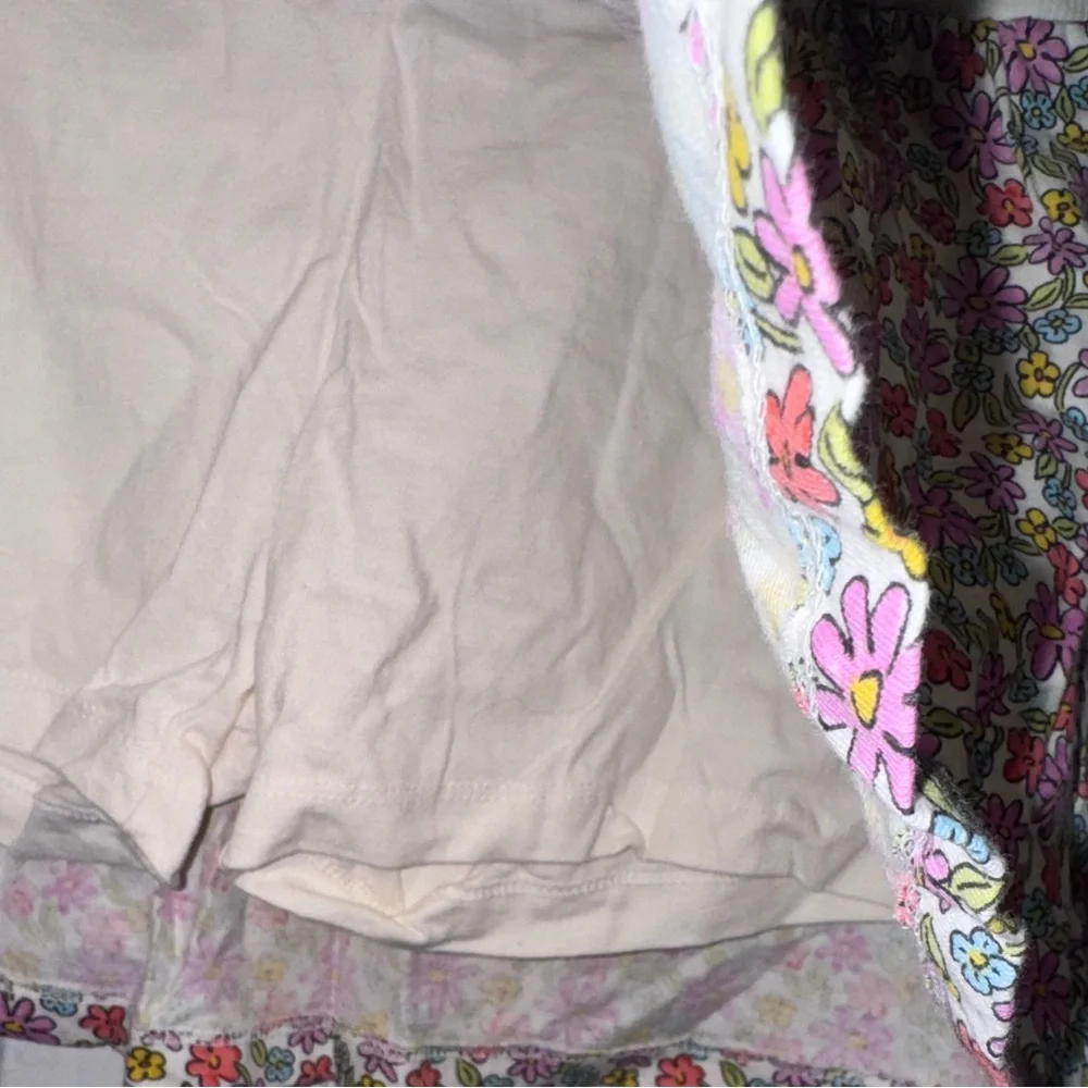 Old Navy Girls Floral Skirt Size L 10/12 NWOT Drawstring Waist Multicolor